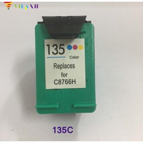 Vilaxh compatible Ink Cartridge replacement for HP 135 C3100 C3183 C3150 C3180 2600 PSC 1510 1513 1500 1600 1610 2300 2600 2355