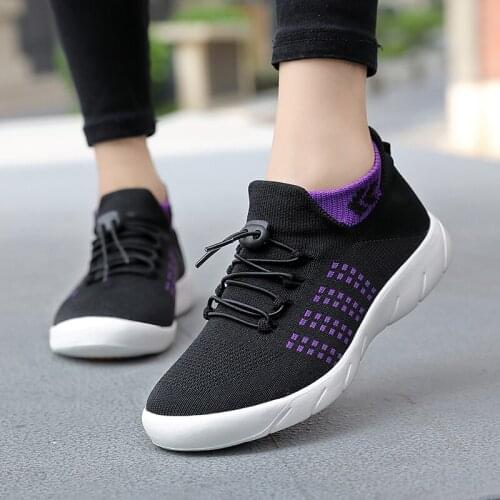 2021 Summer Women Platform Shoes Woman Lady Flat Casual Shallow Shoes Slip On Comfort Lace Black Fabric Shoes Zapatos De Mujer
