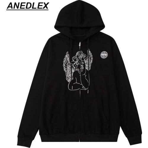 ANEDLEX Men's Zip Hoodies
