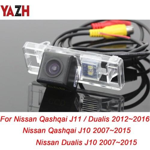 YAZH HD CDD Car Rear View Camera Parking Reverse Camera For For Nissan Qashqai J10 j11 Dualis J10 2007-2016 Car Back up Camera