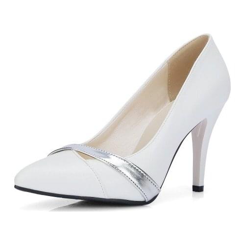 Big Size 11 12 13 ladies high heels women shoes woman pumps Slim-heeled ladiessingle shoes with pointed head and shallow mouth