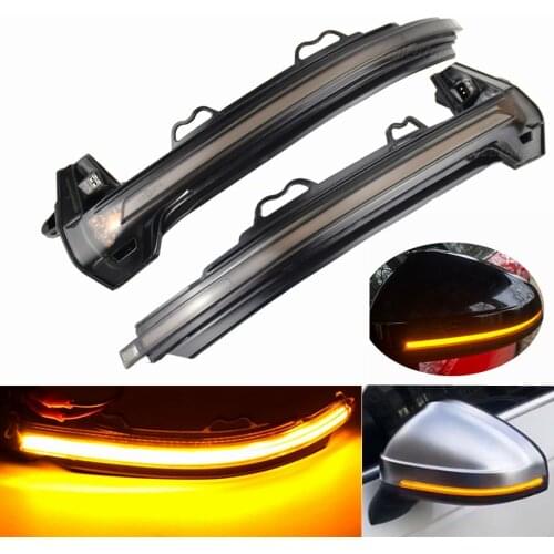 For Audi A4 S4 RS4 B9 2016-2019 A5 S5 RS5 Dynamic Turn Signal LED Light Side Wing Rearview Mirror Indicator Sequential Blinker