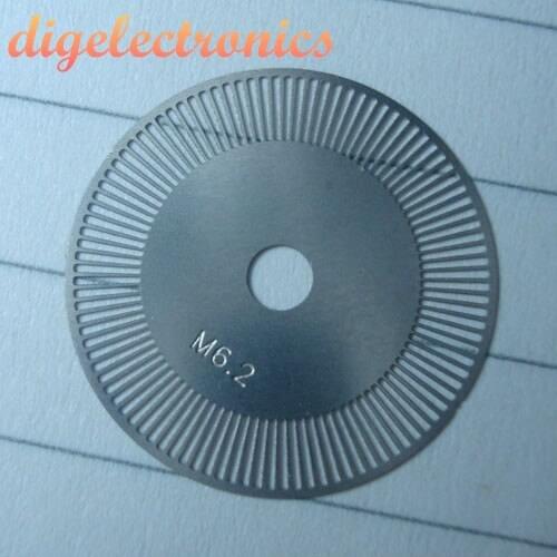 Photoelectric Encoder Inverter Stainless Steel M6-2 Code Wheel Servo Motor Grating Disk Robot Photoelectric Speed Sensor