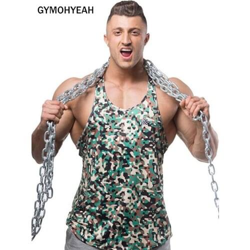 GYMOHYEAH Men's T-shirts With Print