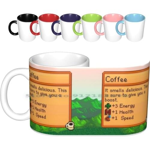 Stardew Valley-Coffee Ceramic Mugs Coffee Cups Milk Tea Valley Stardewvalley Stardew Valley Outside Nature Game Video Game