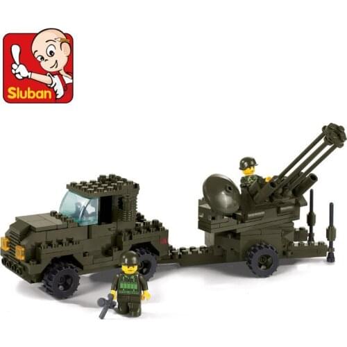 Military series tractors plastic toy assembling building blocks kits child educational toys