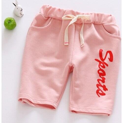 Summer Fashion girls boys Sport Shorts thin section Cotton Elasticity kids children Clothing toddler clothes Soft comfortable