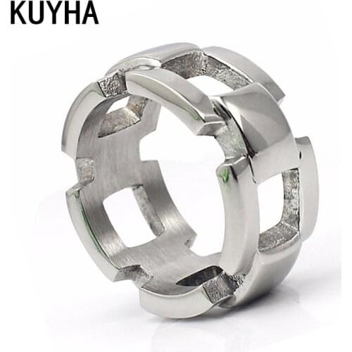 Fashion Stainless Steel Metal Woman Midi Finger Nail Ring Steel Ring Jewelry Female Simple Ring with High Polish Finish