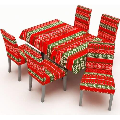 New Christmas Chair Cover Spandex For Home Kitchen Hotel Wedding Dining Chair Cover Waterproof Chairs Slipcover Case Home Decor