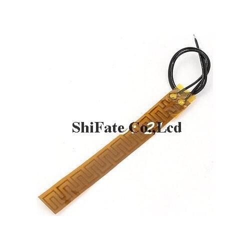 12V 10W Polyimide Flexible Membrane Thermo Foil Heater Heating Film 80mm x 10mm