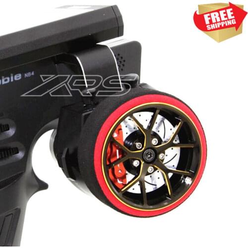 Radio control car RC XRS flysky Noble NB4 transmitter handwheel black golden brake disk option parts