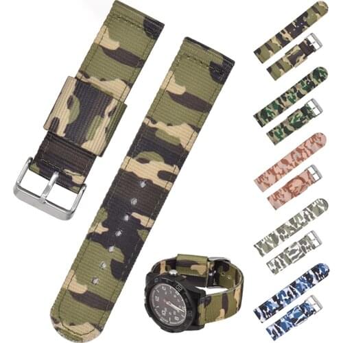 BEAFIRY Nylon Watch Band 22mm Strap Breathable Watchbands Belt Sports for Huawei amazfit for Men Women green blue brown grey