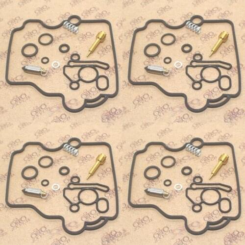 4SET For GSXR400 1990-1994 GSXR 400 motorcycle carburetor repair kit O-rings Float Valves
