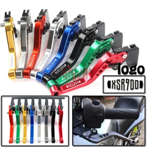 Motorcycle Brake Handle Bar Lever CNC Aluminum Short Adjustable Brake Clutch levers For Yamaha XSR 900 ABS 2016-2017