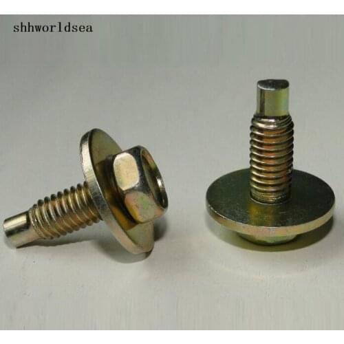 Shhworldsea 100pcs Free Shipping Zinc Color Screw Fastener Clip