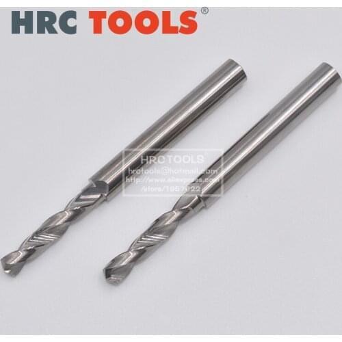 2pc tungsten steel carbide twist drill 6-8mm hard metal cutter tools bits for aluminum Drilling 5D Cast Iron Drill Tools Cutter