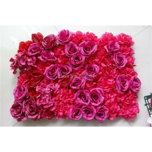 SPR Free Shipping-mix color 10pcs/lot good quality personized roseartificial flower wall for stage background decoration