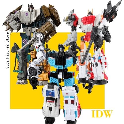 Transformation Action Figure Robot Toys HZX Defensor & Bruticus & Superion IDW 5 IN 1 Sets War Team KO Collection TF IN STOCK