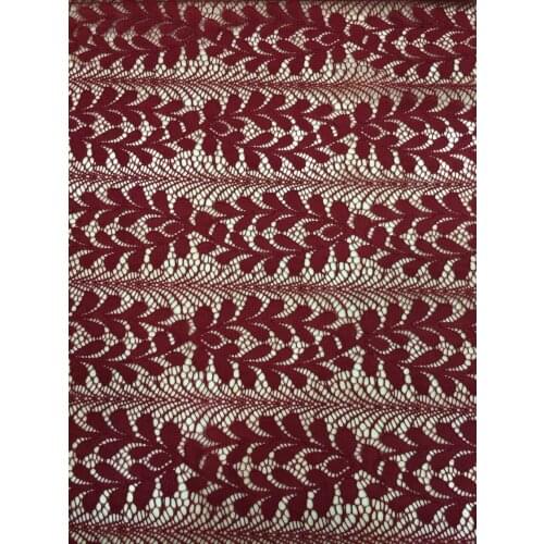 145cm wide high class rattan leaf motif jacquard lace fabric, non-elastic, XERY-WD1219E