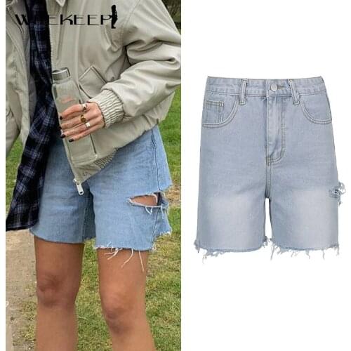 Женские джинсовые шорты WEEKEEP China At AliExpress