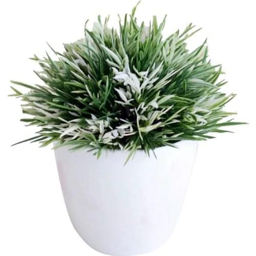 1Pc Potted Artificial Bracken Plant Stage Garden Arrangement for Wedding Home Office Table Decoration Props