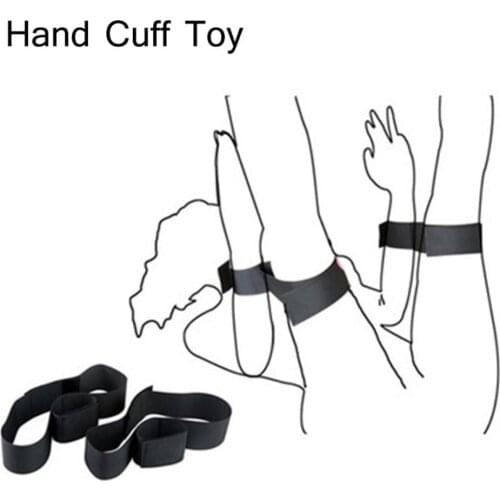 2Pcs Nylon Foot HandCuffs Thigh Restraints Bondage Straps Couples Flirt Sex Toys for woman Comfortable and lightweight