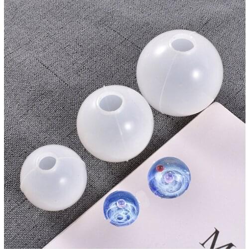20/25/30mm Crystal Epoxy resin silicone Mold 3D Universe Fans You Star Ball Silicone DIY handmade One Ball Moulds