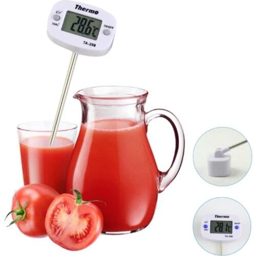 1PCS Digital Kitchen Thermometer For BBQ Electronic Digital Food Probe Thermometer BBQ Water Milk Meat Temperature Kitchen Tools