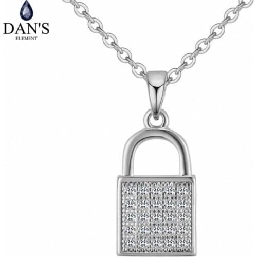 DANS Element AAA Zirconia Micro Inlays Fashion Flower Tassel Pendant 3 Color Necklace For Women Valentines Gift 132154