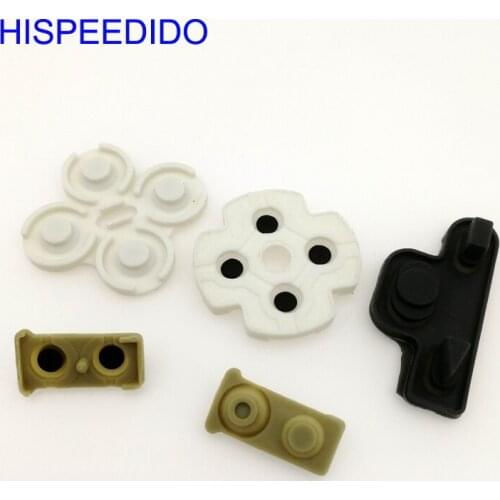 HISPEEDIDO 100sets/lot Conductive Rubber Pads For Sony Playstation 3 For PS3 Controllers Buttons D Pad Repair Parts Accessories