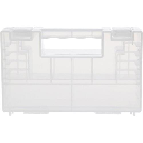 Storage Box Container Organizer Storage Box Container PP Plastic Clear White Clear White PP Plastic