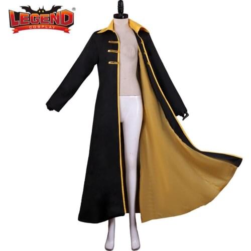Cosplay legend Castlevania Adrian Fahrenheit Tepes Alucard Jacket Adult Uniform Coat Trench Custom Made H001