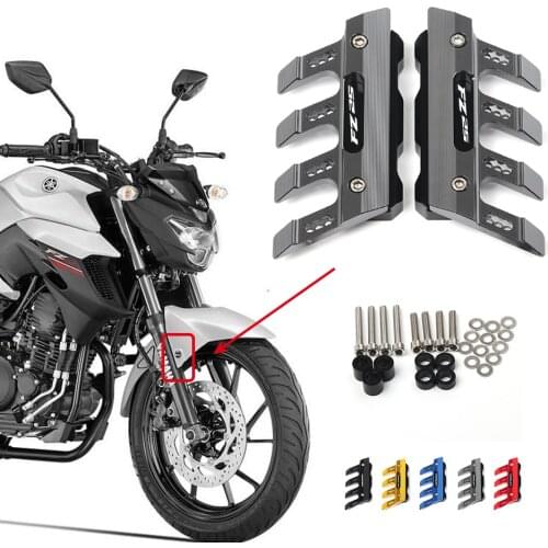 For YAMAHA FZ-25 FZ25 FZ 25 Motorcycle Mudguard Side Protection Mount Shock Absorber Front Fender Cover Anti-fall Slider