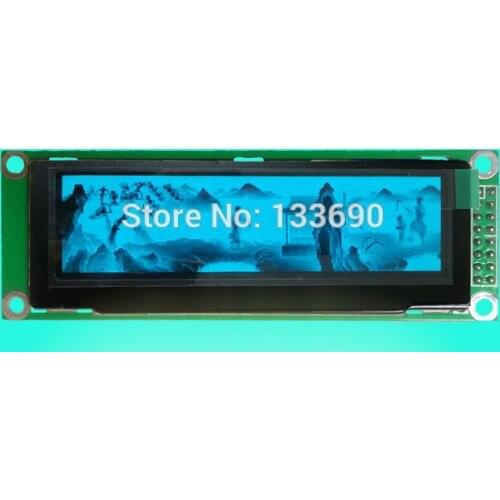 1pcs 3.12 inch 256x64 pixel mono OLED screens modules SSD1322 Drive IC 256*64 SPI / 8Bit Parallel Interface Blue Oled