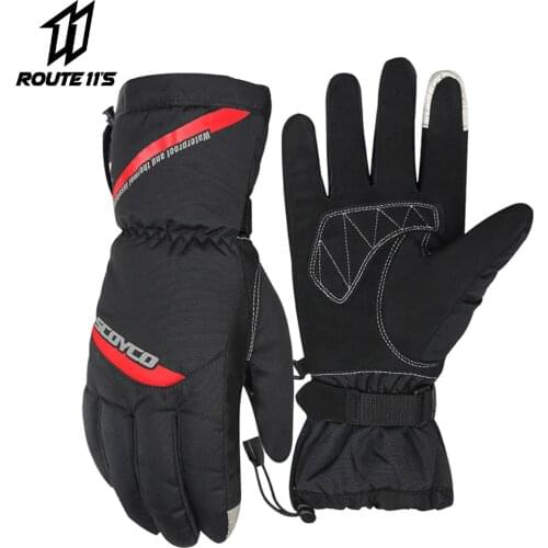 SCOYCO Motorcycle Gloves Waterproof Guantes Moto Moto Gloves Windproof Gant Moto Touch Screen Motorbike Riding Gloves Winter