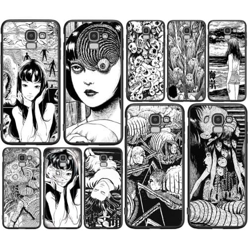Junji Ito Tees Horror For Samsung J8 J7 Duo J730 J6 J5 J530 J4 J3 J330 J2 Core Star Prime 2018 EU Plus Soft TPU Phone Case
