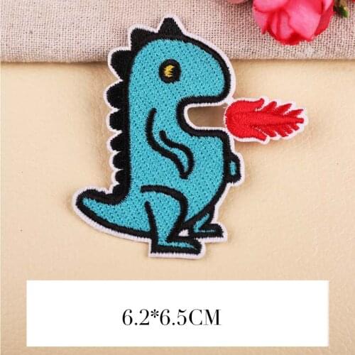 PGY Cartoon Little Animal Patches Cute The bear Elephant Rabbit Embroidery Appliques for Clothes Iron Badges for Kids Stickers