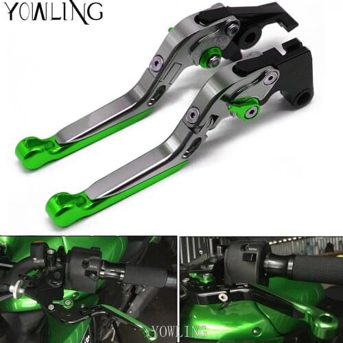 ER-6N logo CNC Motorcycle Handlebar Brakes Clutch Levers For KAWASAKI ER6N ER-6N 2009 2010 2011 2012 2013 2014 2015 2016 2017
