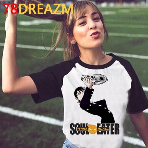 Soul Eater clothes male casual plus size japanese harajuku grunge clothes kawaii streetwear