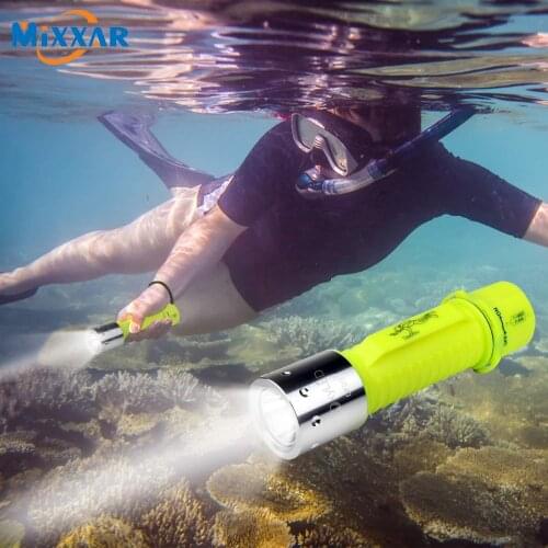 ZK20 3800 Lumens LED Flashlight Diving Lantern XM-L T6 Waterproof Underwater Scuba Torch Flashlight Light Lamp Diver