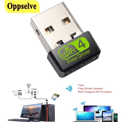Oppselve USB WiFi Adapter Mini Network Card 150mbps AC Wi-Fi Adapter PC Wi Fi Antenna WiFi Dongle Lan USB Ethernet WiFi Receiver