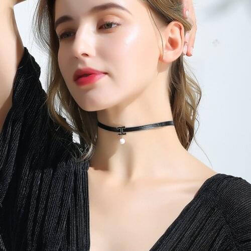 Женские ожерелья из жемчуга WOOQW China At AliExpress