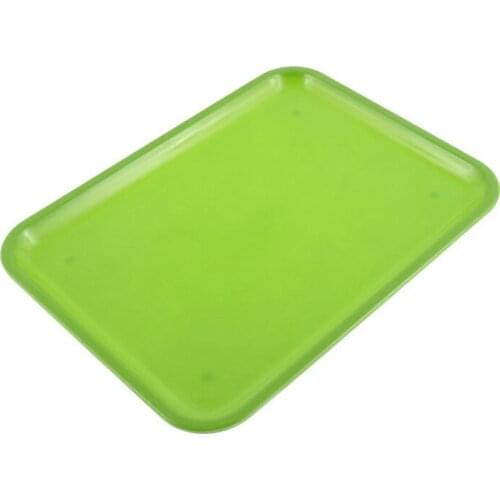 10 inch long rectangle shape serving tray made of plastic