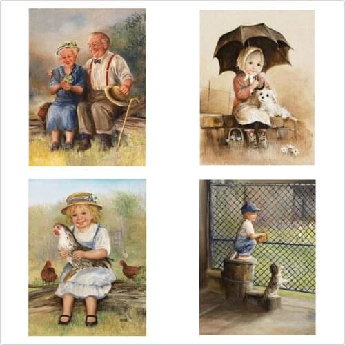 5D Diy Full Square Round Stone Resin Diamond Painting Cross Stitch Ancient Netherlands Cartoon Embroidery Diamant Mosaic Gift