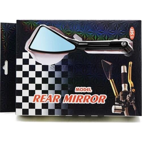 CNC Machining Process Aluminum Motorcycle Mirrors Side mirror for Accessories Hyosung 650 Atv Mirror Nc750X Acessorio Para