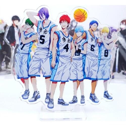 Japan Anime Kuroko Basketball Kuroko Tetsuya Akashi Seijuro Kise Ryota Cosplay Acrylic Figure Stand Model Plate Desk Decor Gifts