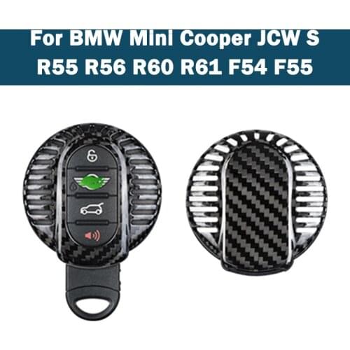 Car Key Case Cover Shell For BMW Mini Cooper JCW S R55 R56 R60 R61 F54 F55 Countryman Car Accessories