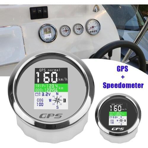 12V 24V Digital GPS Speedometer Odometer Gauge For Caravan Camper Trailer Motorhome Motorcycle Marine Boat Yacht Car Accessories