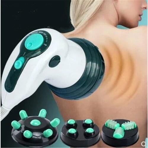 Electric Anti Cellulite Machine Body Massager Roller Slimming Neck Kneading Massage Relax Relieve Soreness Infrared Massage