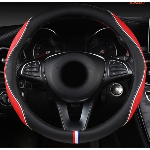 KAHOOL Leather Car Steering Wheel Cover For Infinitis Q30 Q50 FX35 QX50 QX56 QX60 QX70 FX G25 G37